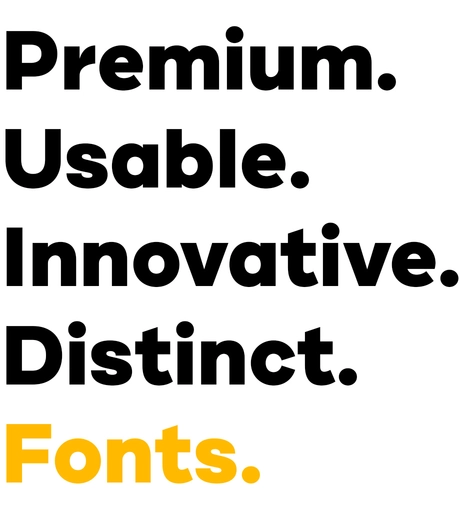 Yellow Design Studio - Yellow Design Studio has a distinctly usable range of premium typefaces created by Ryan Martinson that will innovate your next buzzworthy project!